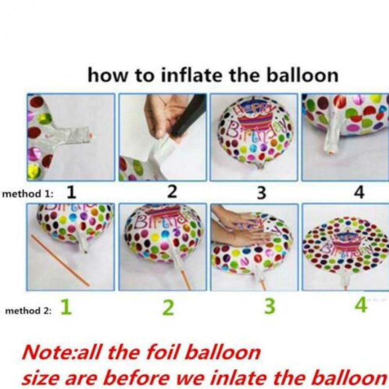 Babyshower Ooievaar ballonnen jongen of meisje € 6,95 p/st.