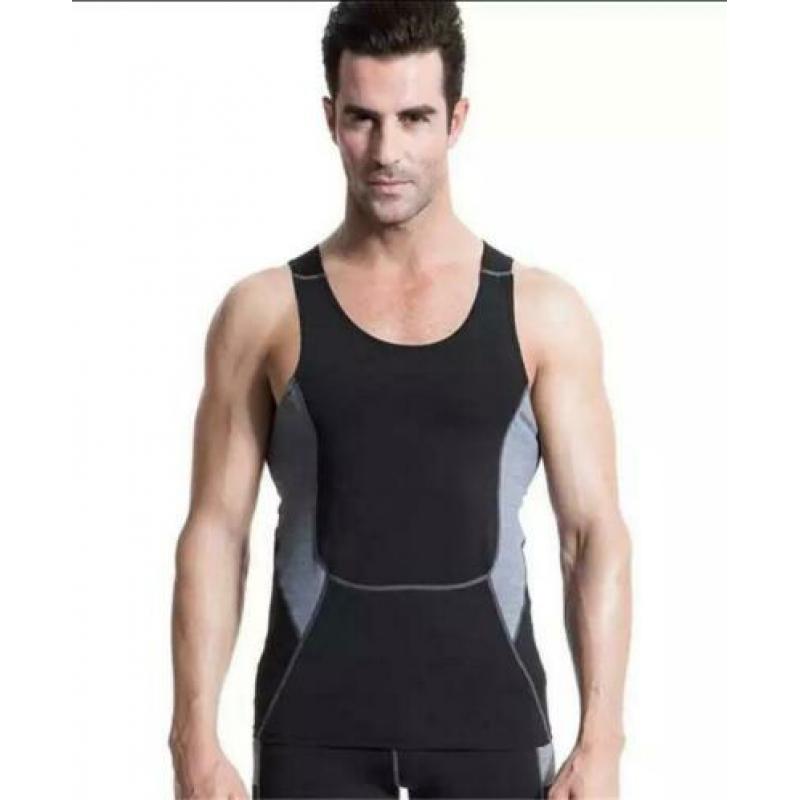 SALE Heren shirt snel drogend, stretch , 2 kleuren M L XXL