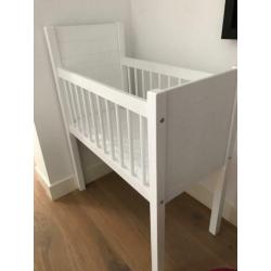 Kidsriver wieg Noa wit met aerosleep matras en hoeslaken