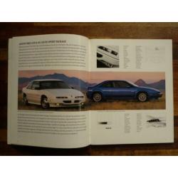 Pontiac catalog, alle modellen 1991 (USA)