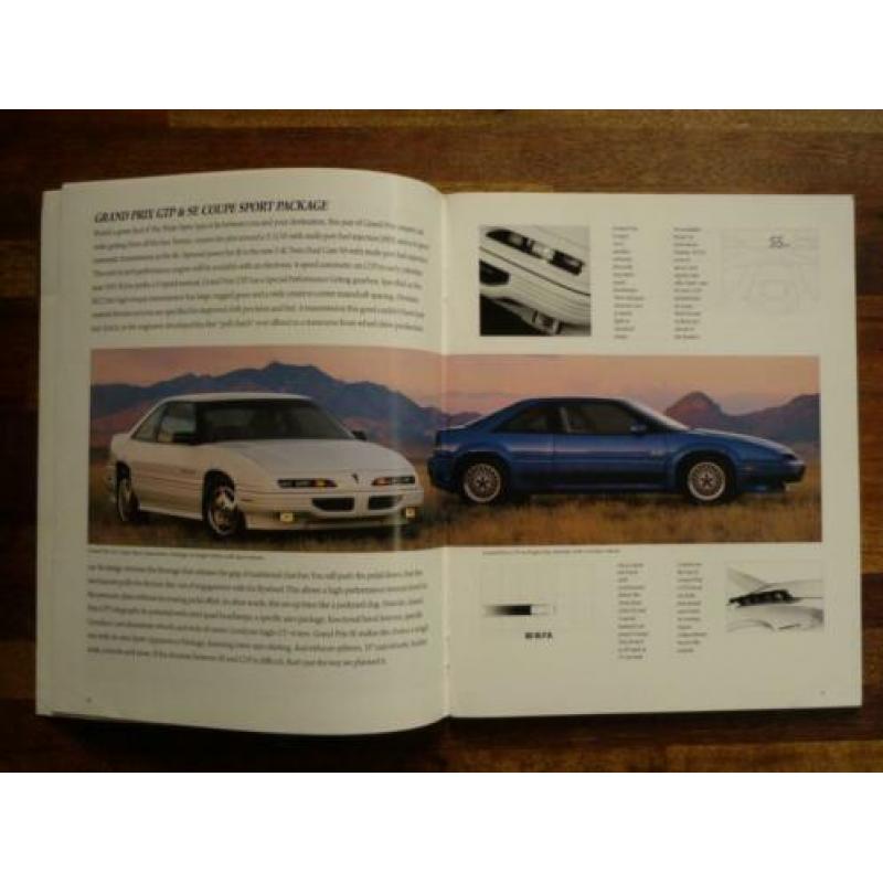 Pontiac catalog, alle modellen 1991 (USA)