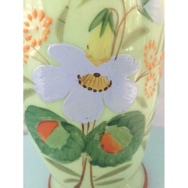 Groene Opaline vaas