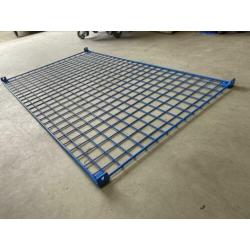Gaas van metaal 50x50mm gaaswand staal 1250x900mm