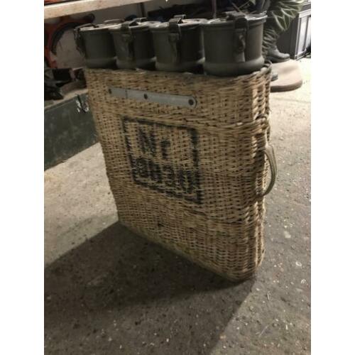 Supergave decoratieve mand met kruitkokers