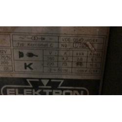 Lasapparaat 380v Elektron Kercomet C