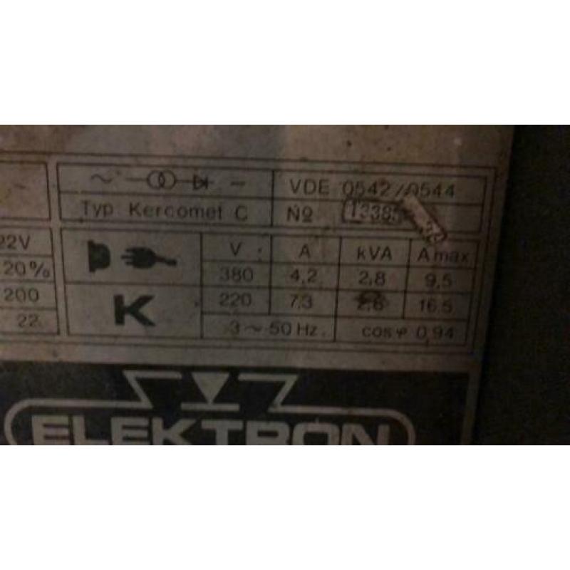 Lasapparaat 380v Elektron Kercomet C