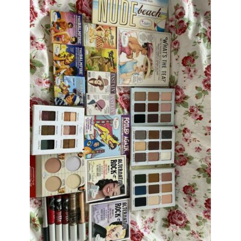 The balm Blush bronzer highlighter palette lipstick