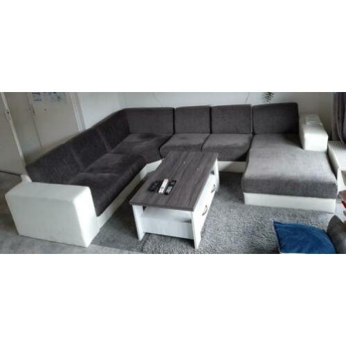 hoekbank met lounge.