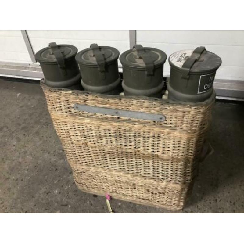 Supergave decoratieve mand met kruitkokers