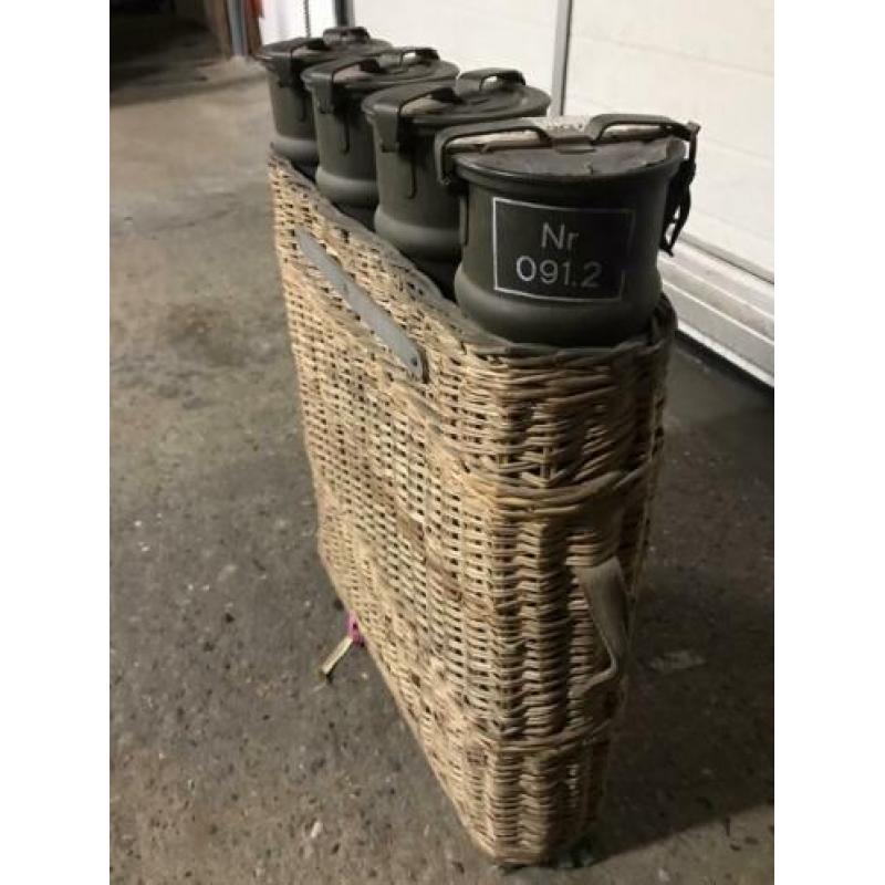 Supergave decoratieve mand met kruitkokers