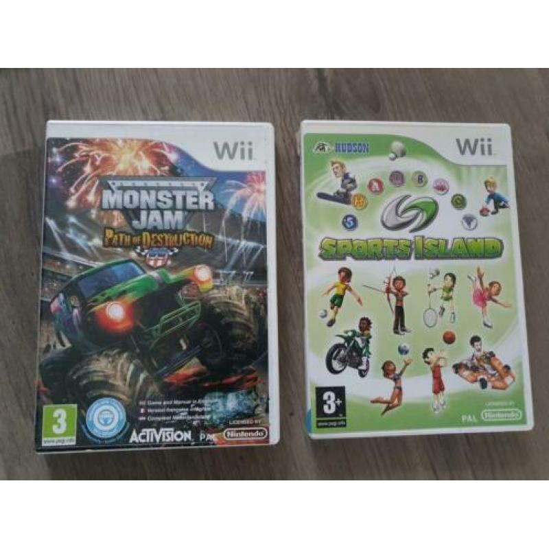 Complete set Nintendo wii incl harde schijf en veel extra's