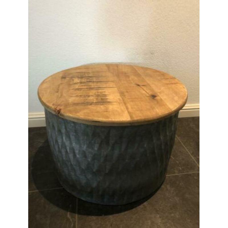 Salontafel set , bijzettafel zink