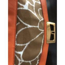 Nieuwe grote oranje clutch Marc By Marc Jacobs