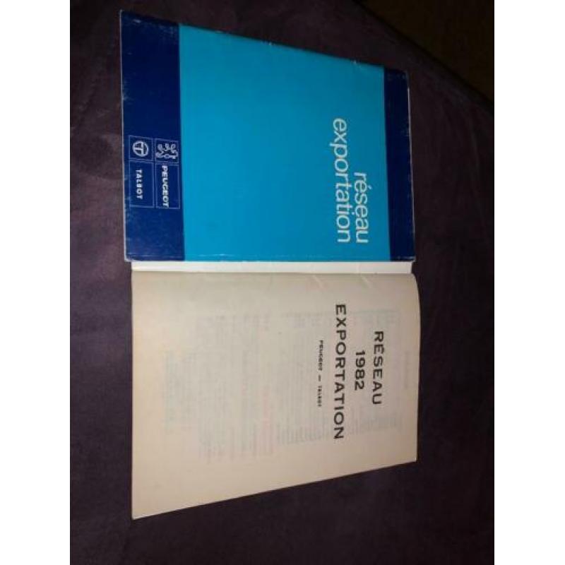 Talbot dealer en instructie boekjes