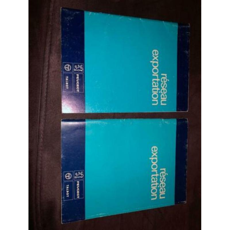 Talbot dealer en instructie boekjes