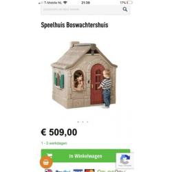 Step2 speelhuisje/boswachtershuisje nieuw