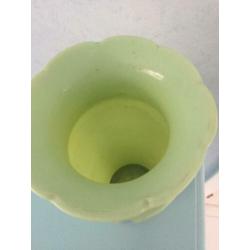 Groene Opaline vaas