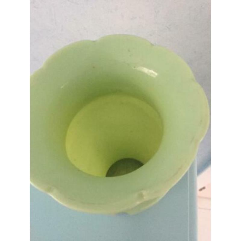 Groene Opaline vaas