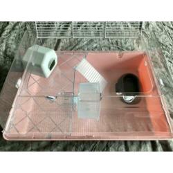 Mini Duna hamsterkooi, 2 dagen gebruikt