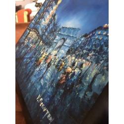 Schilderij Champs-Elysees parijs