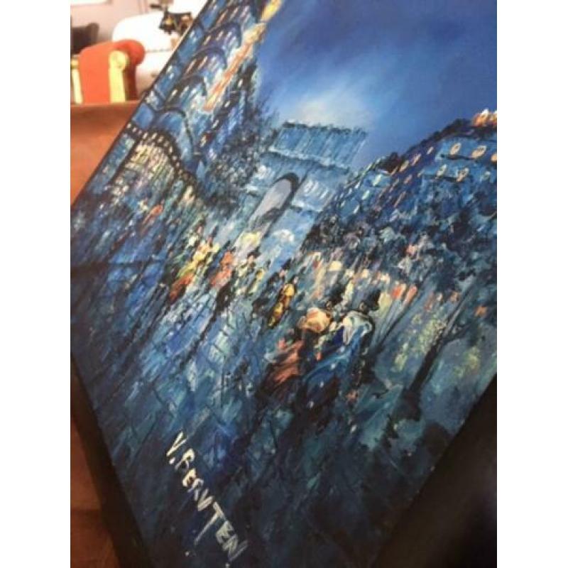 Schilderij Champs-Elysees parijs