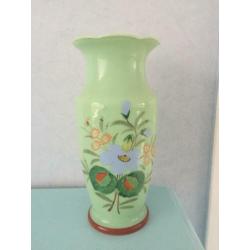 Groene Opaline vaas