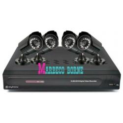 Camera bewaking DVR,Security cam 4 camera's,500GB 8-kanaals
