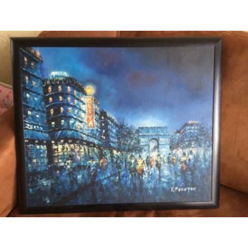Schilderij Champs-Elysees parijs