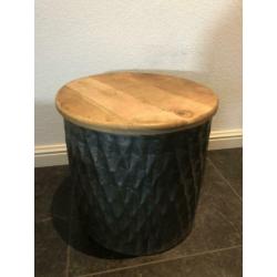Salontafel set , bijzettafel zink