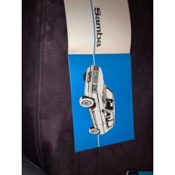 Talbot dealer en instructie boekjes