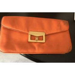 Nieuwe grote oranje clutch Marc By Marc Jacobs