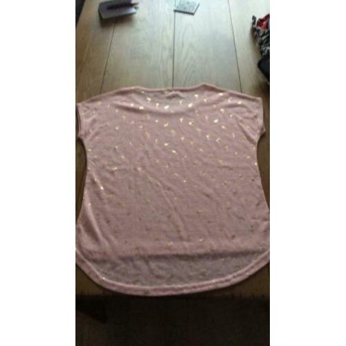 Mooi roze shirt maat M