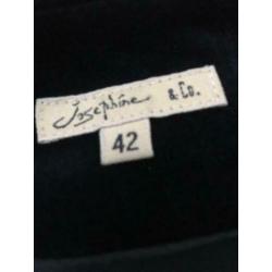 Blauwe rok van josephine & co mt 42 velours ZGAN