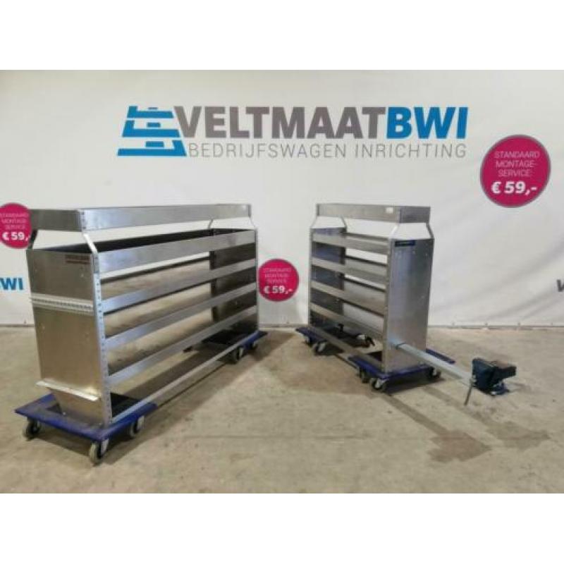 Finnerup set bedrijfswagen inrichting bus kasten aluminium