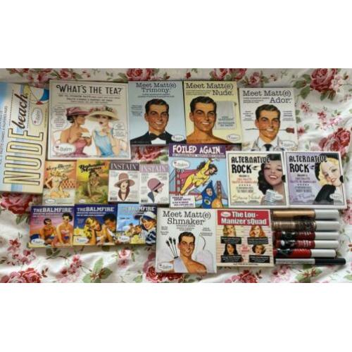 The balm Blush bronzer highlighter palette lipstick