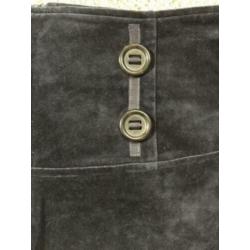 Blauwe rok van josephine & co mt 42 velours ZGAN