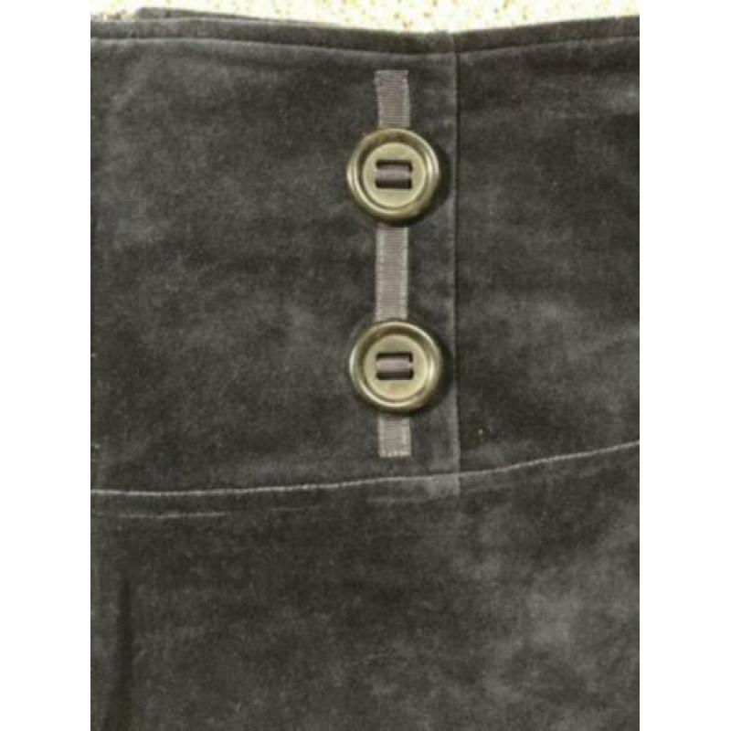 Blauwe rok van josephine & co mt 42 velours ZGAN