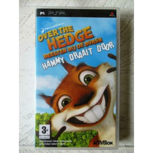 PSP game Over The Hedge / Hammy Draait Door