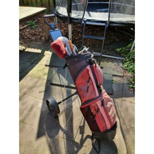 Golfset met karretje