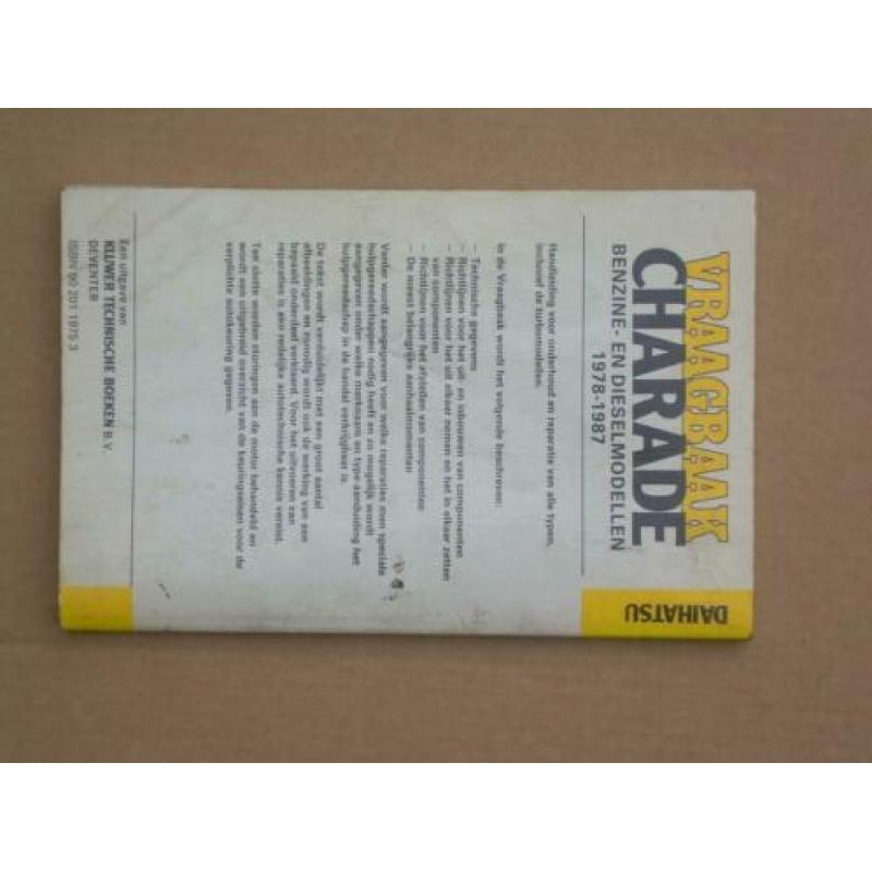 Vraagbaak Daihatsu charade bwj. 1978 - 1987