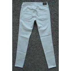 MANGO Jeans leuk ZGAN wit stretch spijkerbroek ritszakken 36