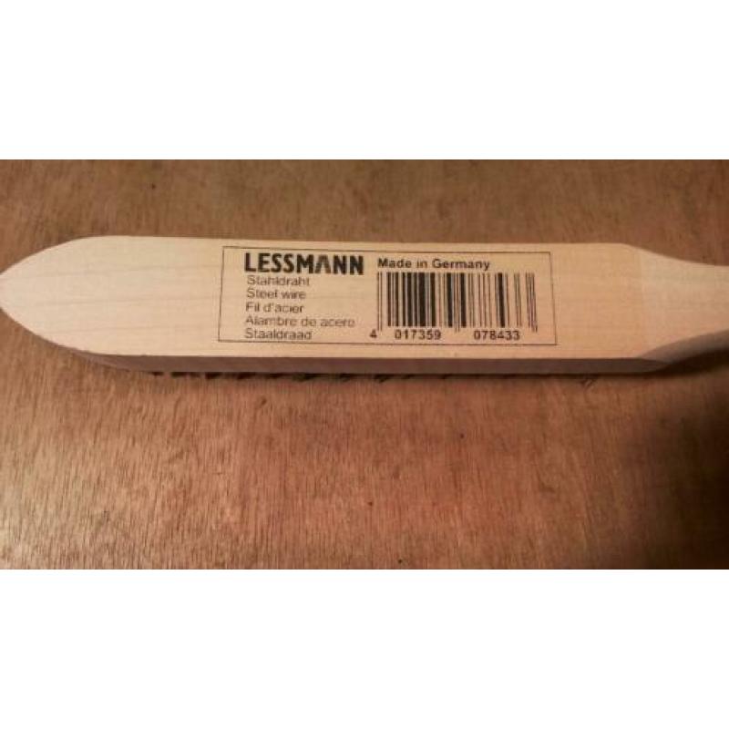 Nieuwe lasborstel Lessman (staalborstel)