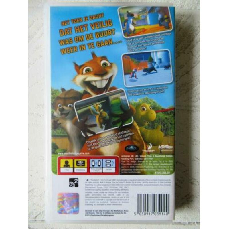 PSP game Over The Hedge / Hammy Draait Door