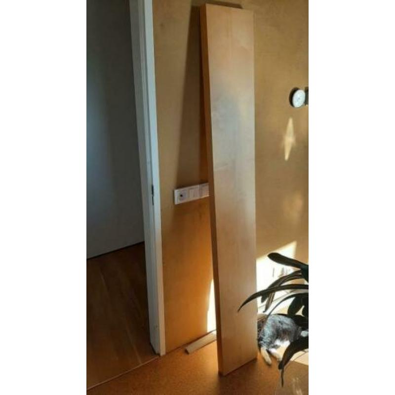 Ikea Boekenplank, model Lack, maple kleur, 190x26x5 cm