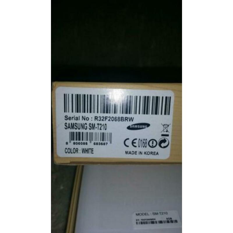 Nieuwe samsung galaxy tablet 3 wit 7 inch