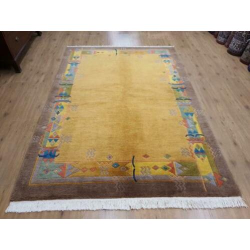 Vintage handgeknoopt perzisch tapijt Nepal 260x170