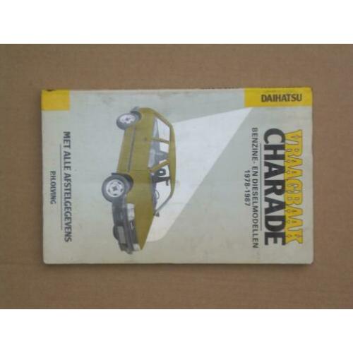 Vraagbaak Daihatsu charade bwj. 1978 - 1987
