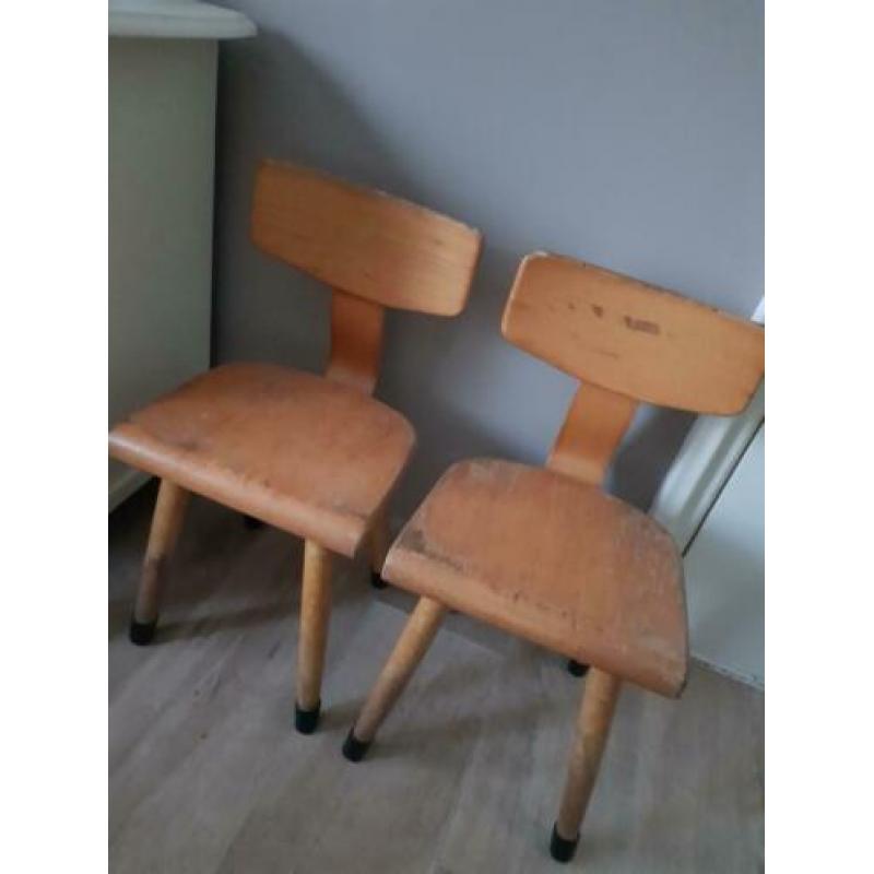 Schilte peuterstoeltjes Vintage 1974