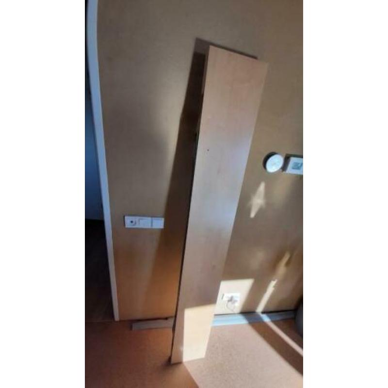 Ikea Boekenplank, model Lack, maple kleur, 190x26x5 cm
