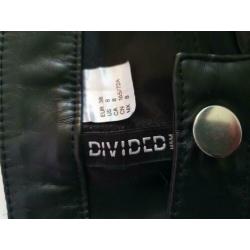 Pakket zwart leren leggings en 1 broek maat 36/38